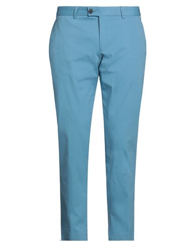 Hiltl Man Pants Pastel blue Size 34 Cotton, Nylon, Elastane