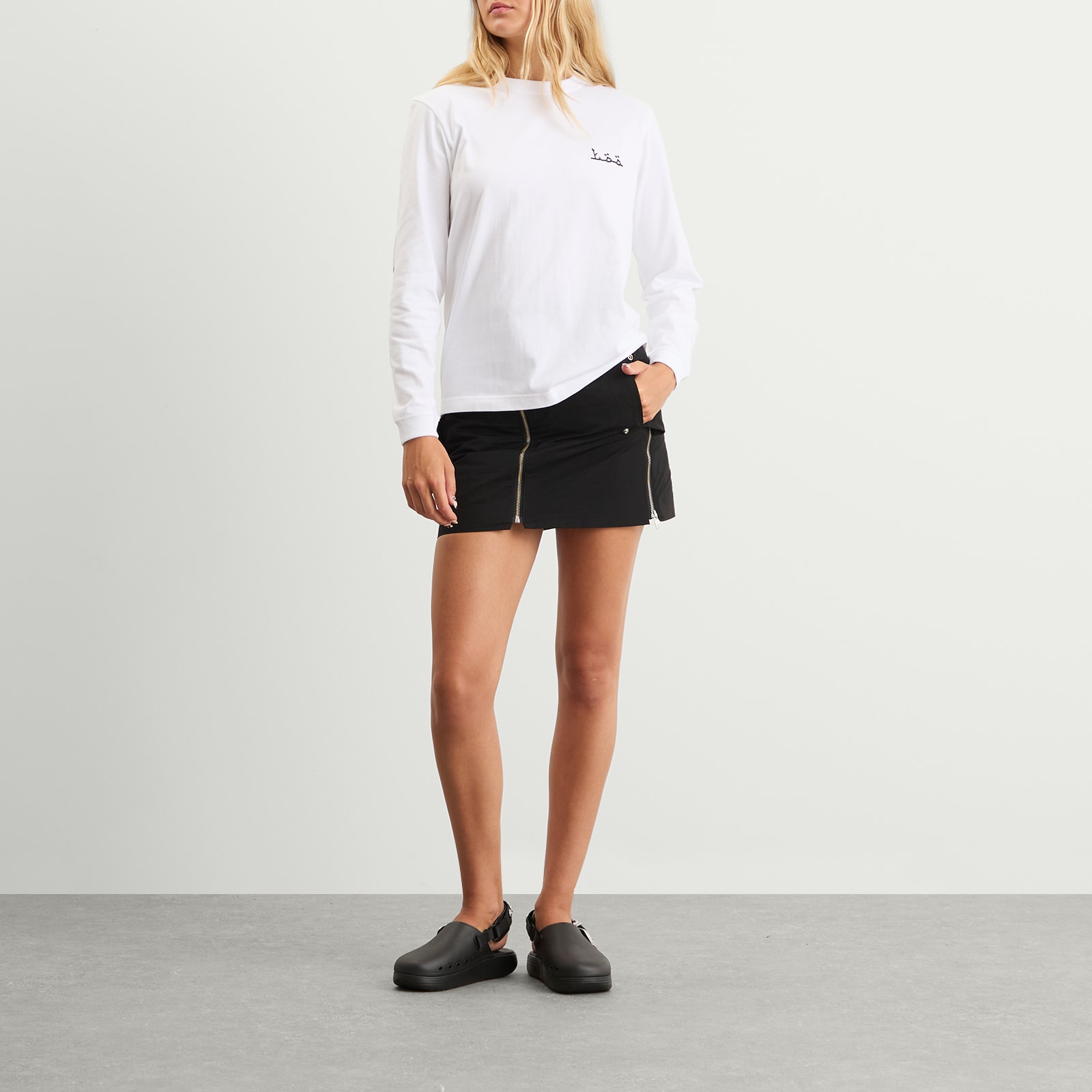Women's Mini Skirt in Black