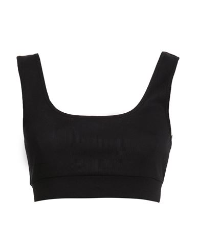 Woman Top Black Size XS Cotton, Modal
