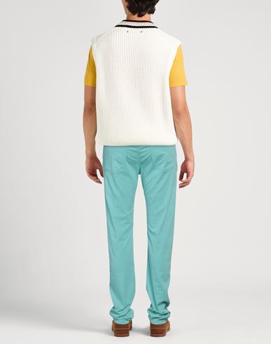 Jacob Cohёn Man Pants Turquoise Size 38 Cotton, Lyocell, Elastane