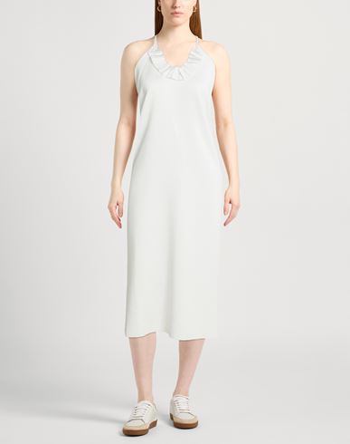 Woman Midi dress White Size 2 Polyester