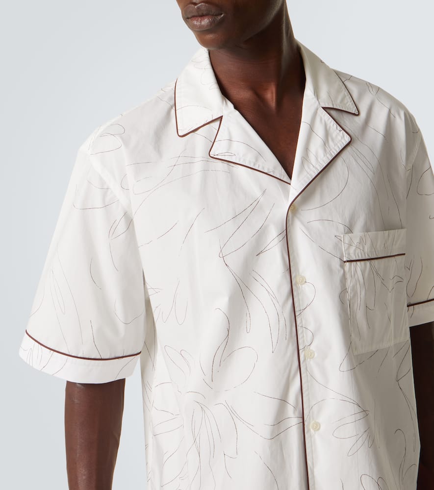 Printed cotton shirt