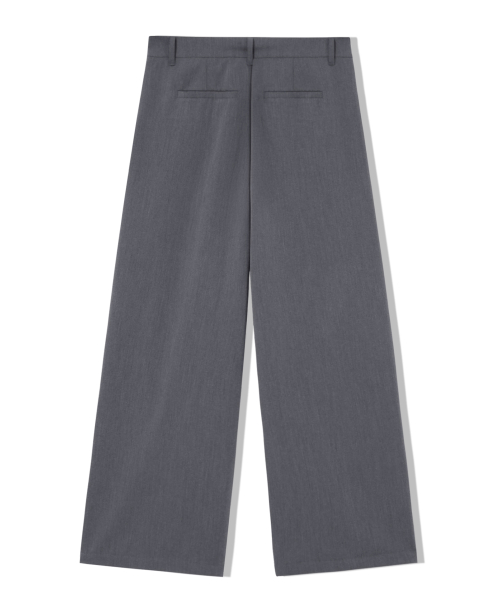 Front V-Tuck Wide Slacks