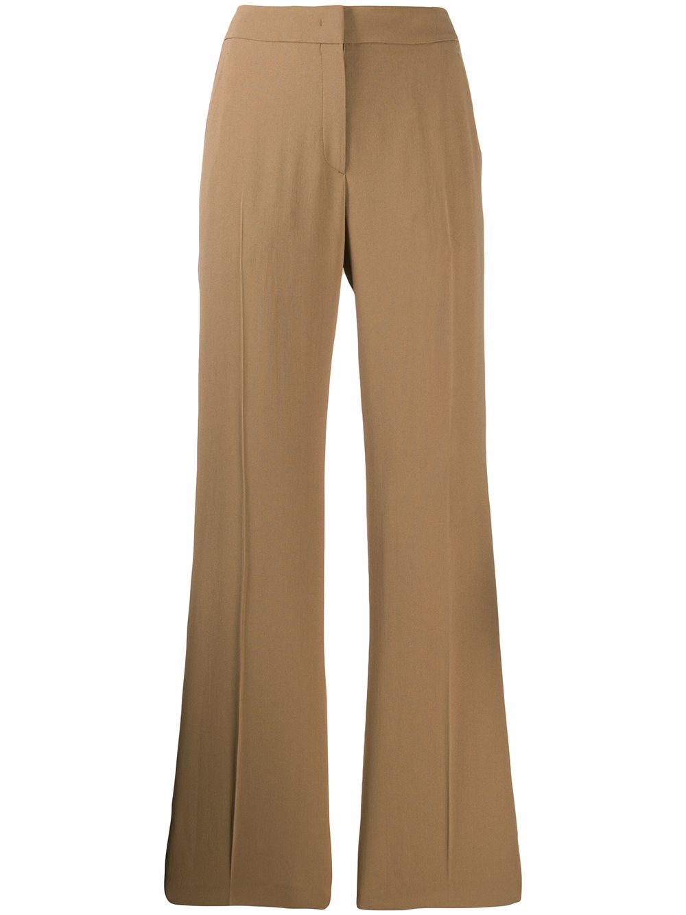 Straight-leg tailored trousers - Neutrals