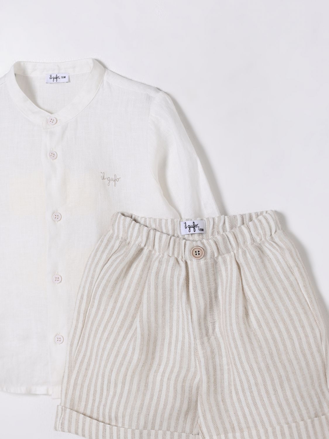 Romper IL GUFO Kids color Grey