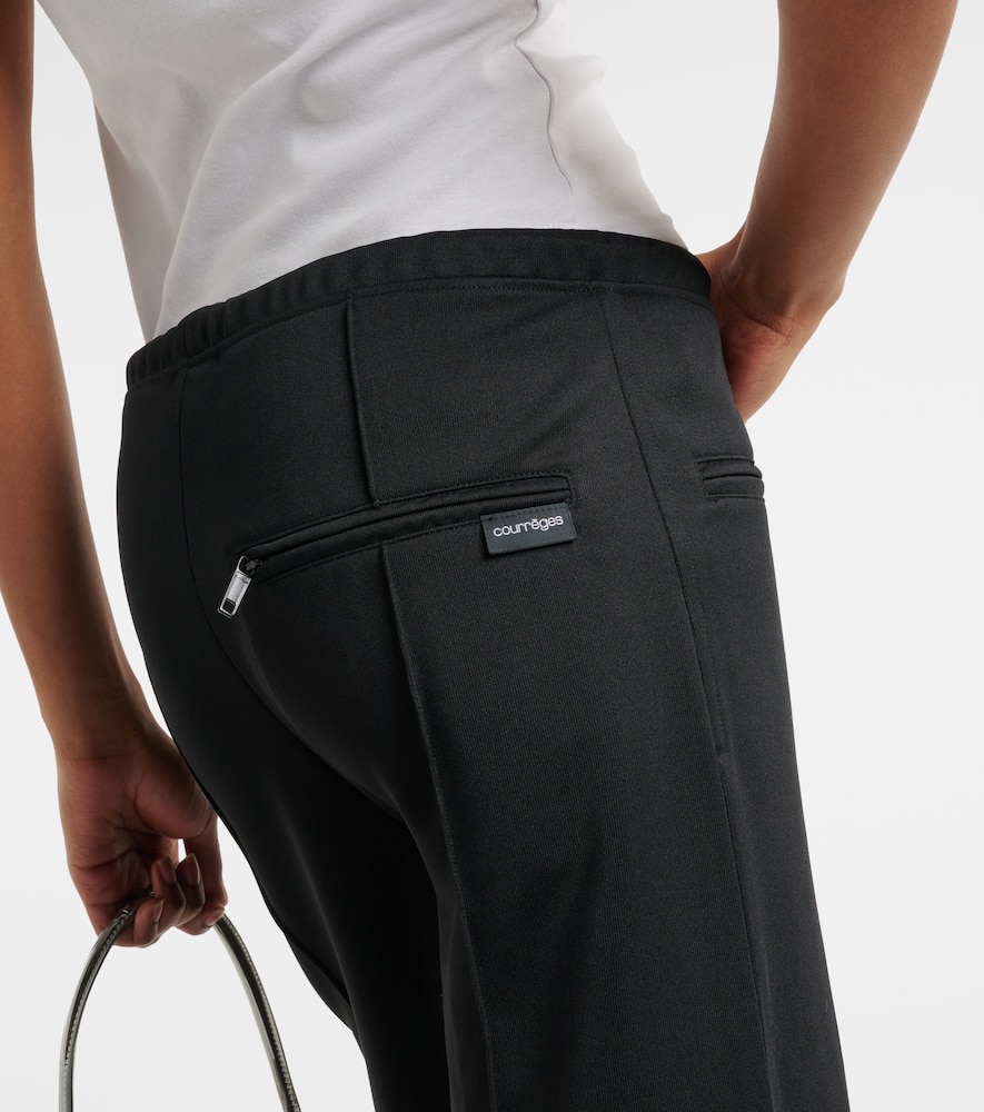 Courrèges Interlock logo jersey track pants