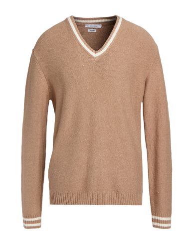 Man Sweater Sand Size XL Cotton, Acrylic, Polyester, Elastane