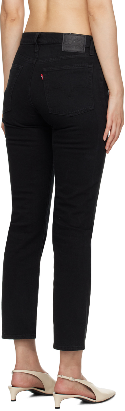 Levi's Black Wedgie Straight Fit Jeans