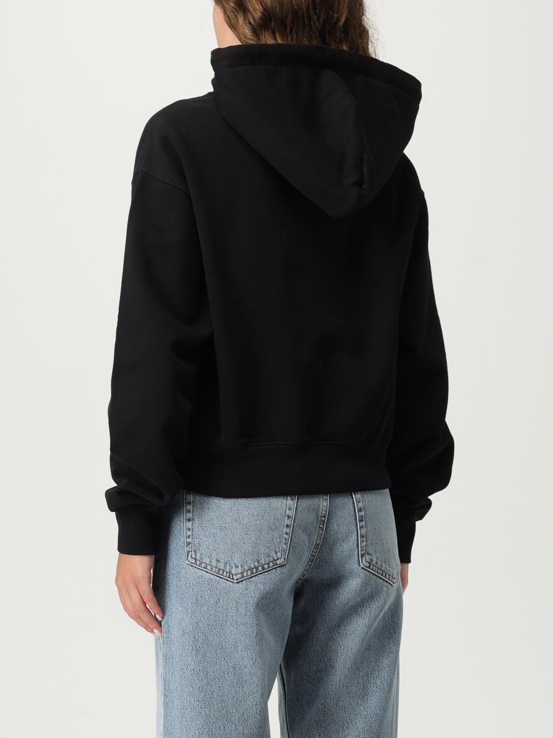 Sweatshirt Woman color Black