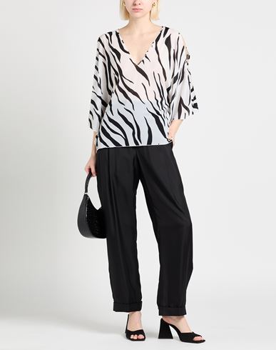 Woman Top Off white Size L Polyamide, Elastane