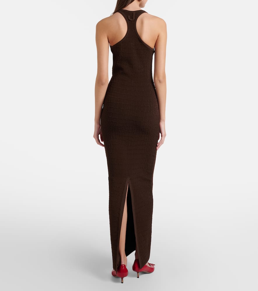 Jersey maxi dress