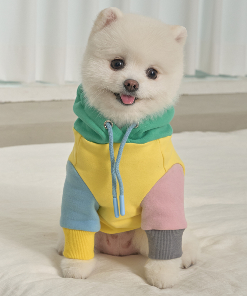 Colorful Fleece Hoodie for Dogs