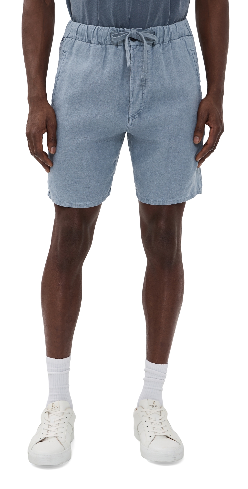 Drawstring Deck Shorts 7.5 Stone Blue