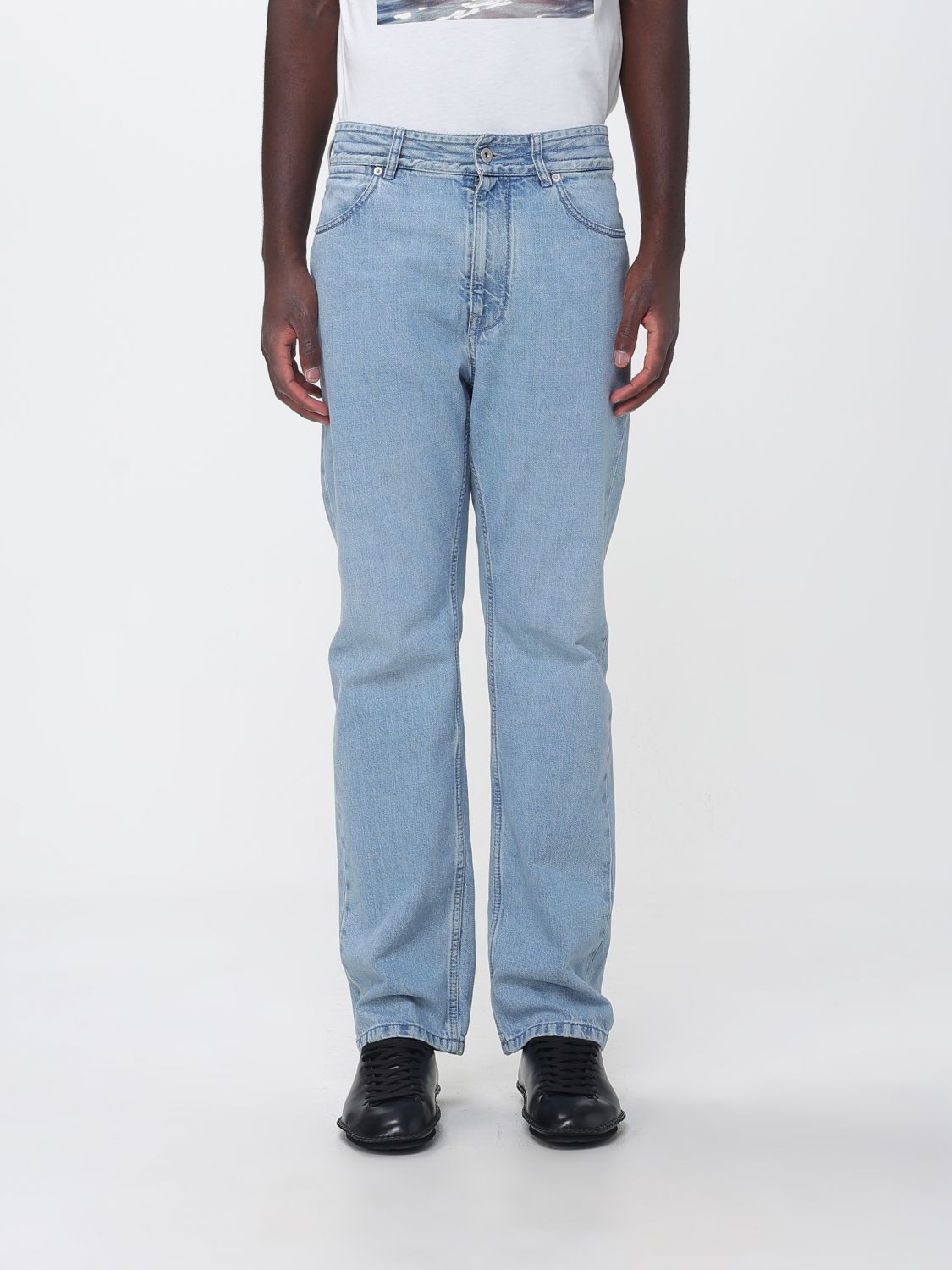 Jeans Men color Gnawed Blue