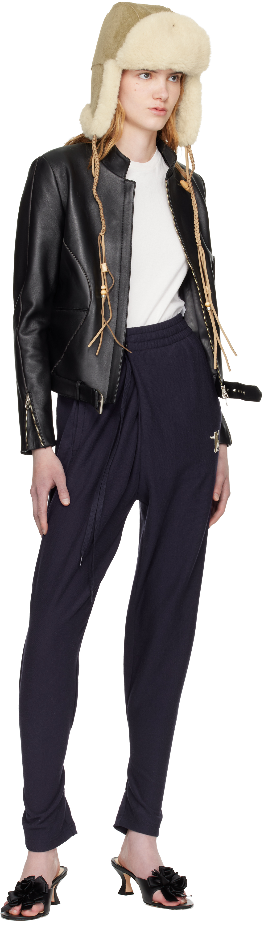 Navy Convertible Sweatpants