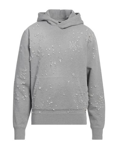 Amiri Man Sweatshirt Light grey Size M Cotton