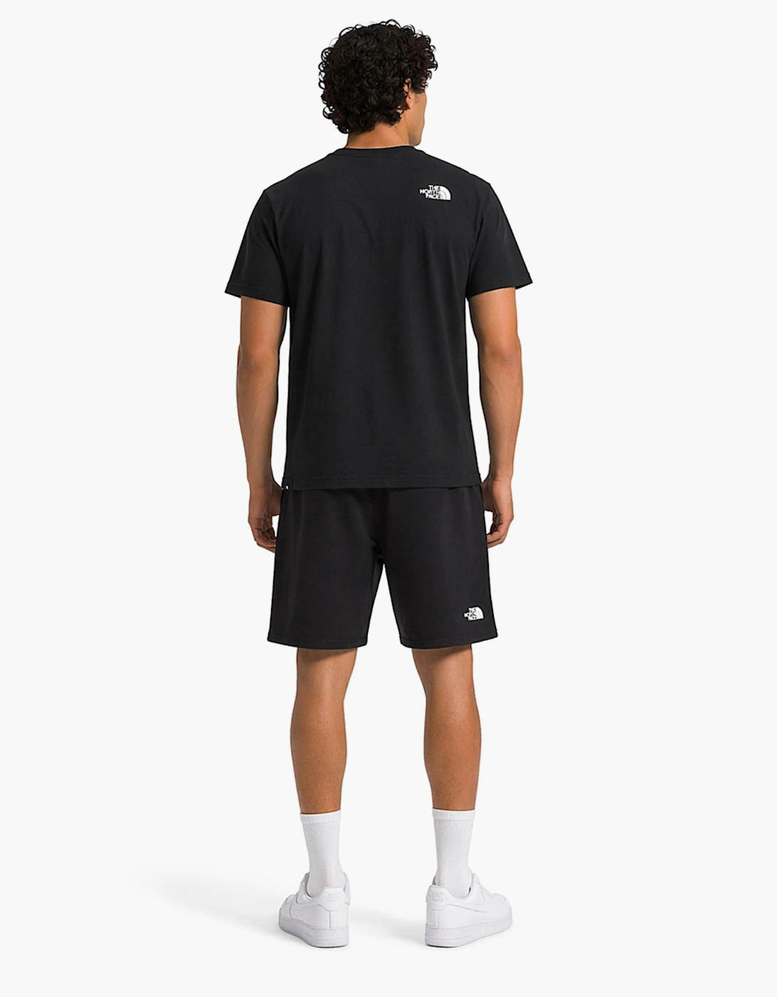 Men's The North Face Mens Simple Dome Co Ords Set Shorts Short Sleeve T Shirts - Black