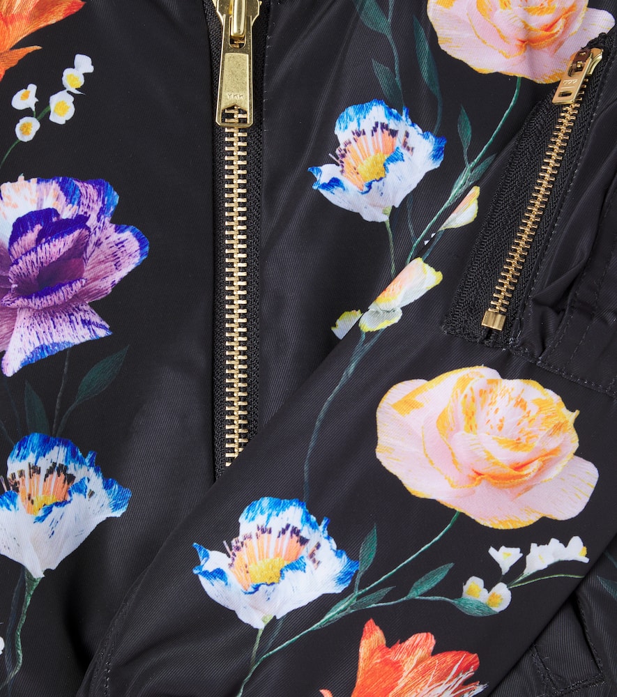 Hedia floral bomber jacket