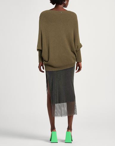 Woman Sweater Military green Size XL Viscose, Polyester, Polyamide