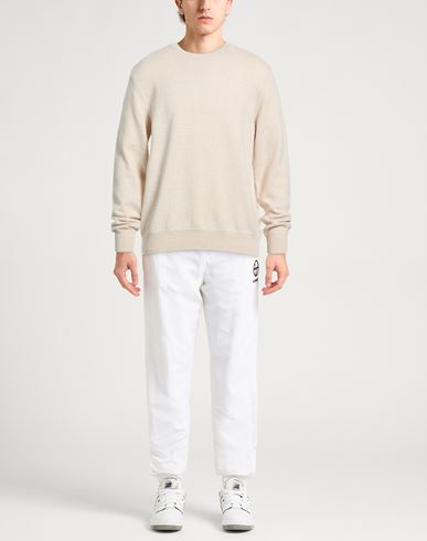 Man Sweater Ivory Size 42 Virgin Wool