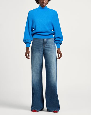 Woman Turtleneck Bright blue Size 6 Polyamide, Alpaca wool, Wool