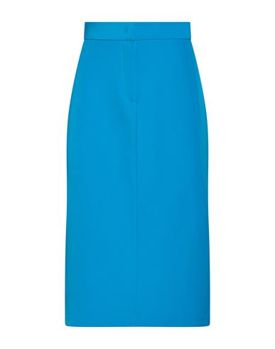Woman Midi skirt Azure Size M Polyester, Elastane