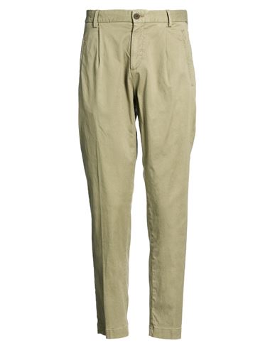 Man Pants Sage green Size 28 Cotton, Tencel, Silk, Elastane