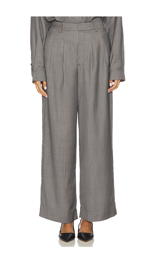Gestuz Zeffy High Waisted Pants in Dark Grey. 42 also , 34, 36