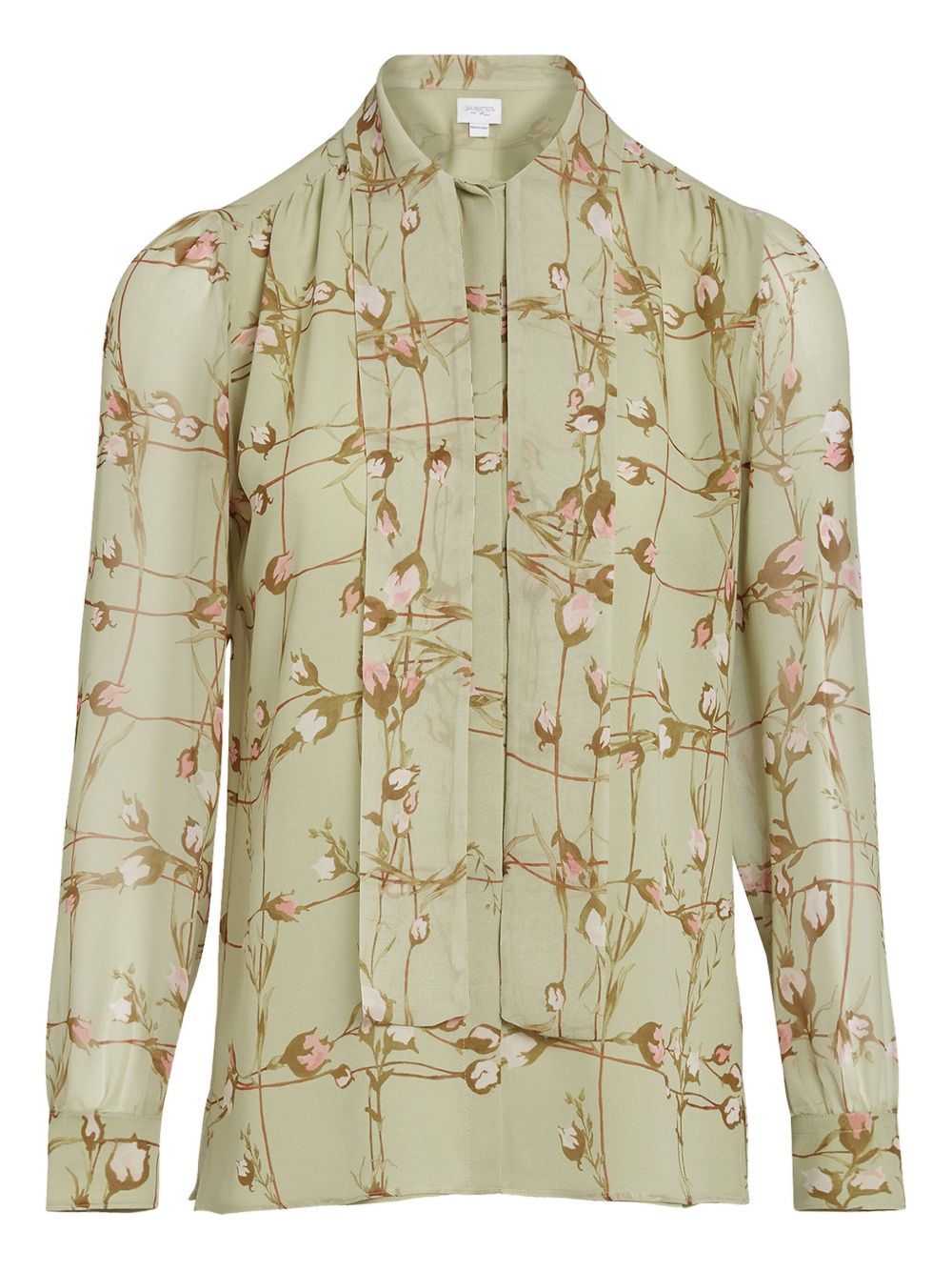 Floral-print blouse - Green