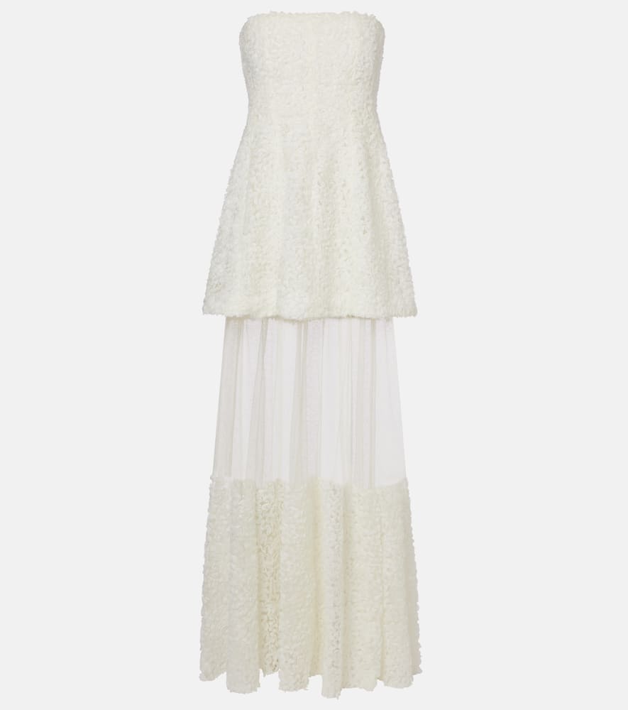 Marella chiffon bustier dress