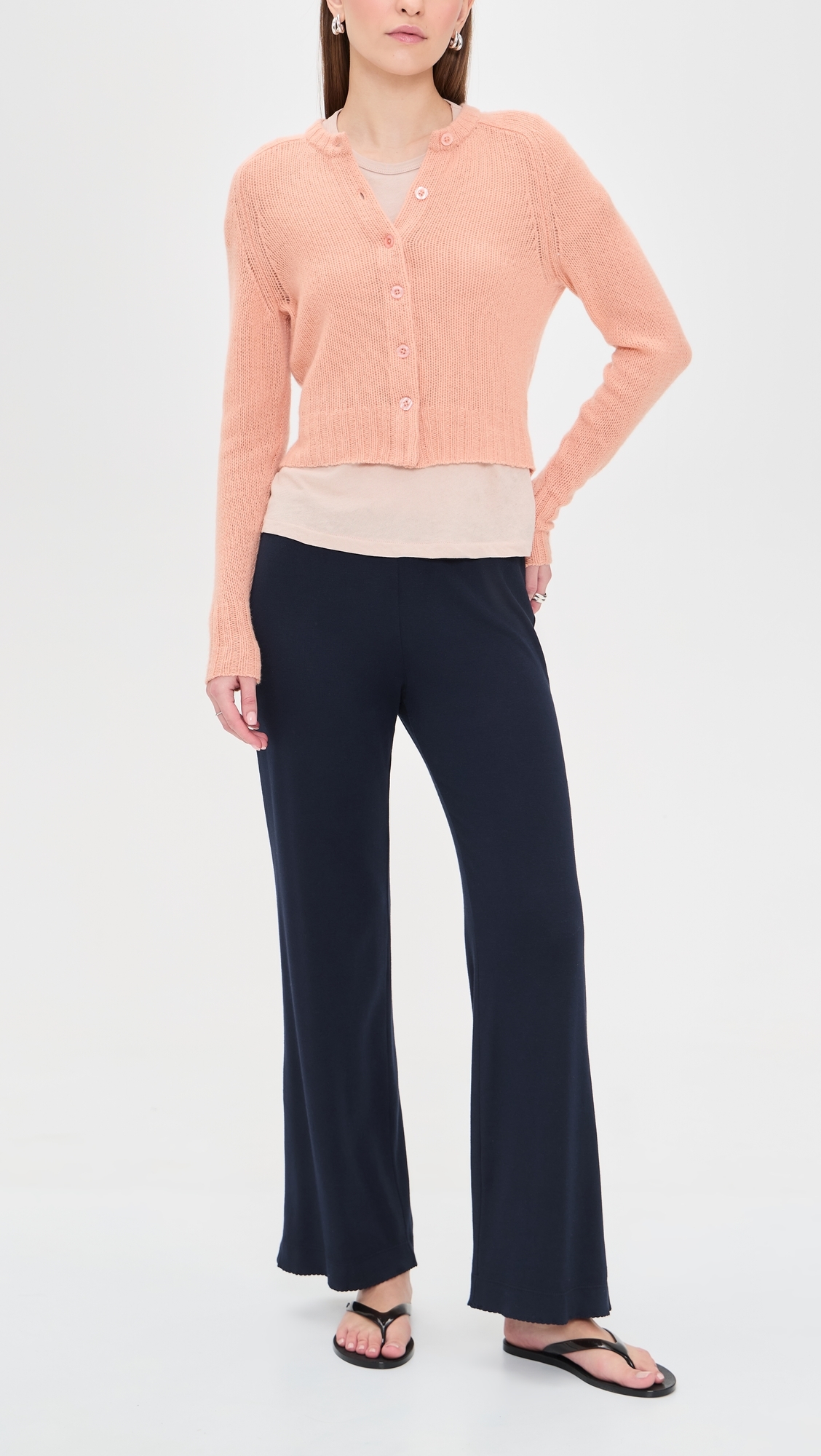 The Baby Scallop Sweatpants Navy