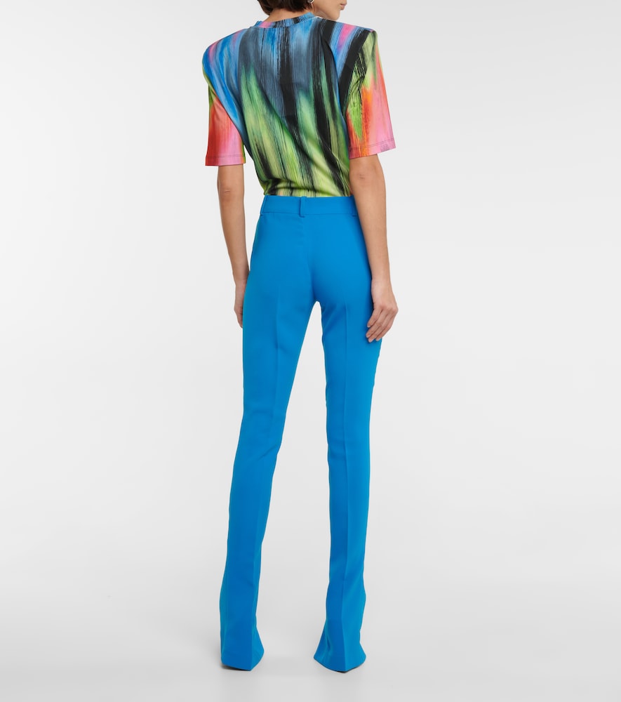 Freja high-rise techno crêpe pants