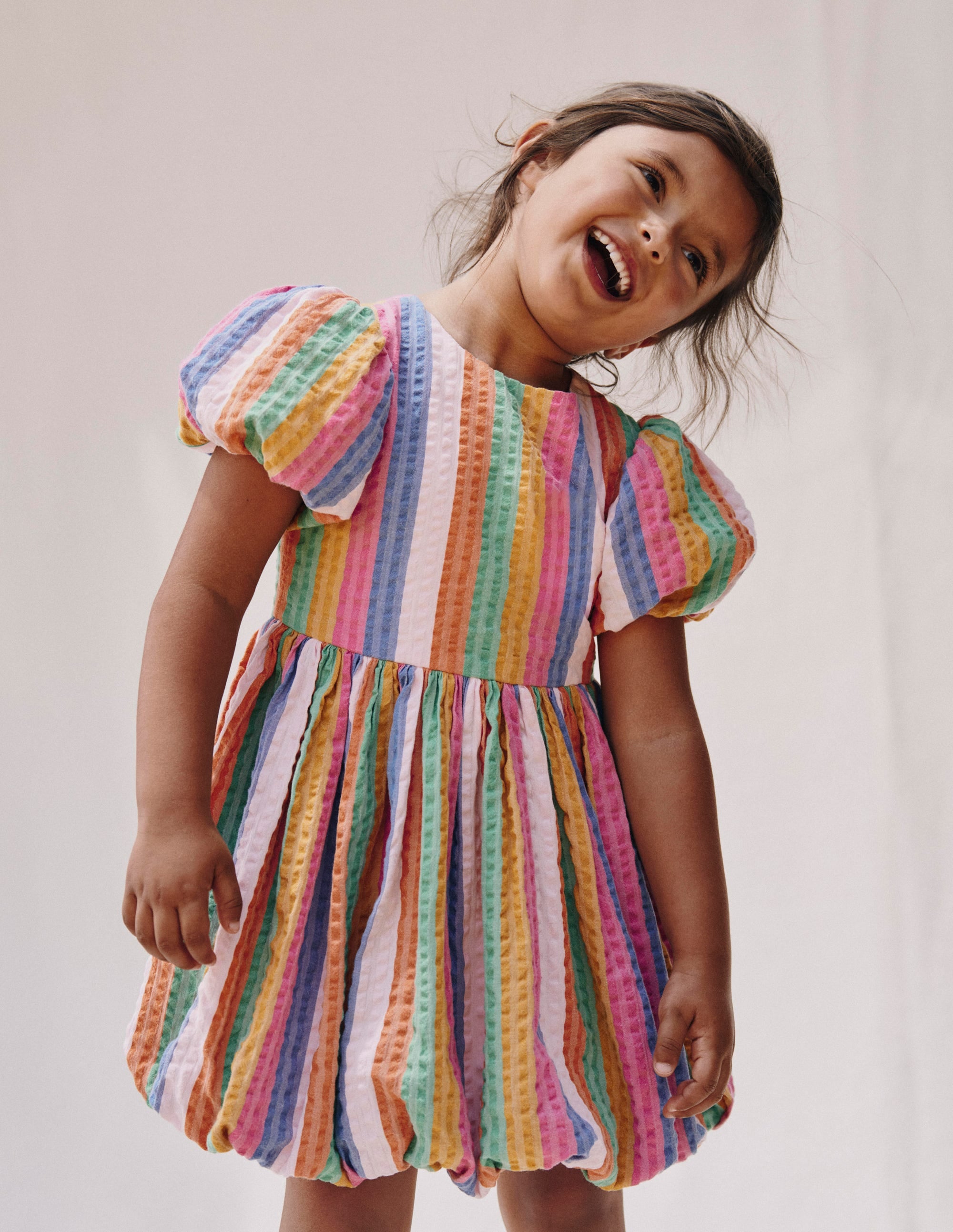 Girls Bubble Hem Dress | Size 2-3 Years
