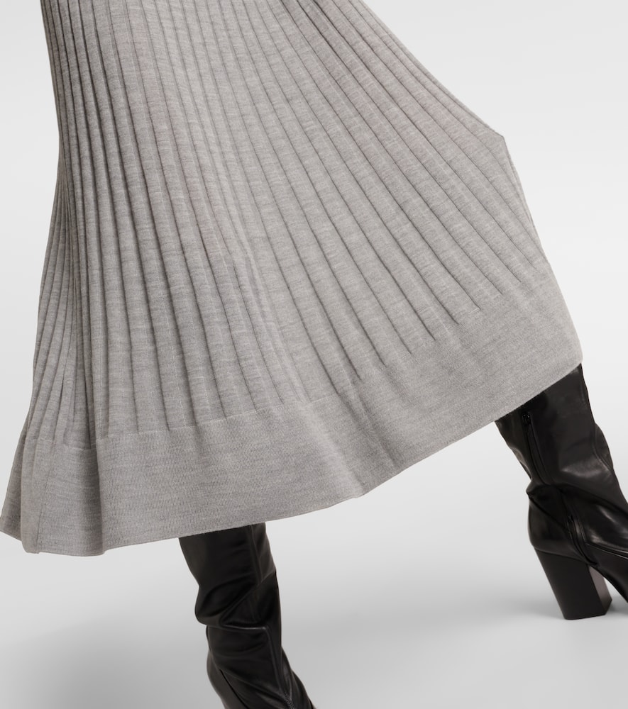 Eden wool-blend midi dress