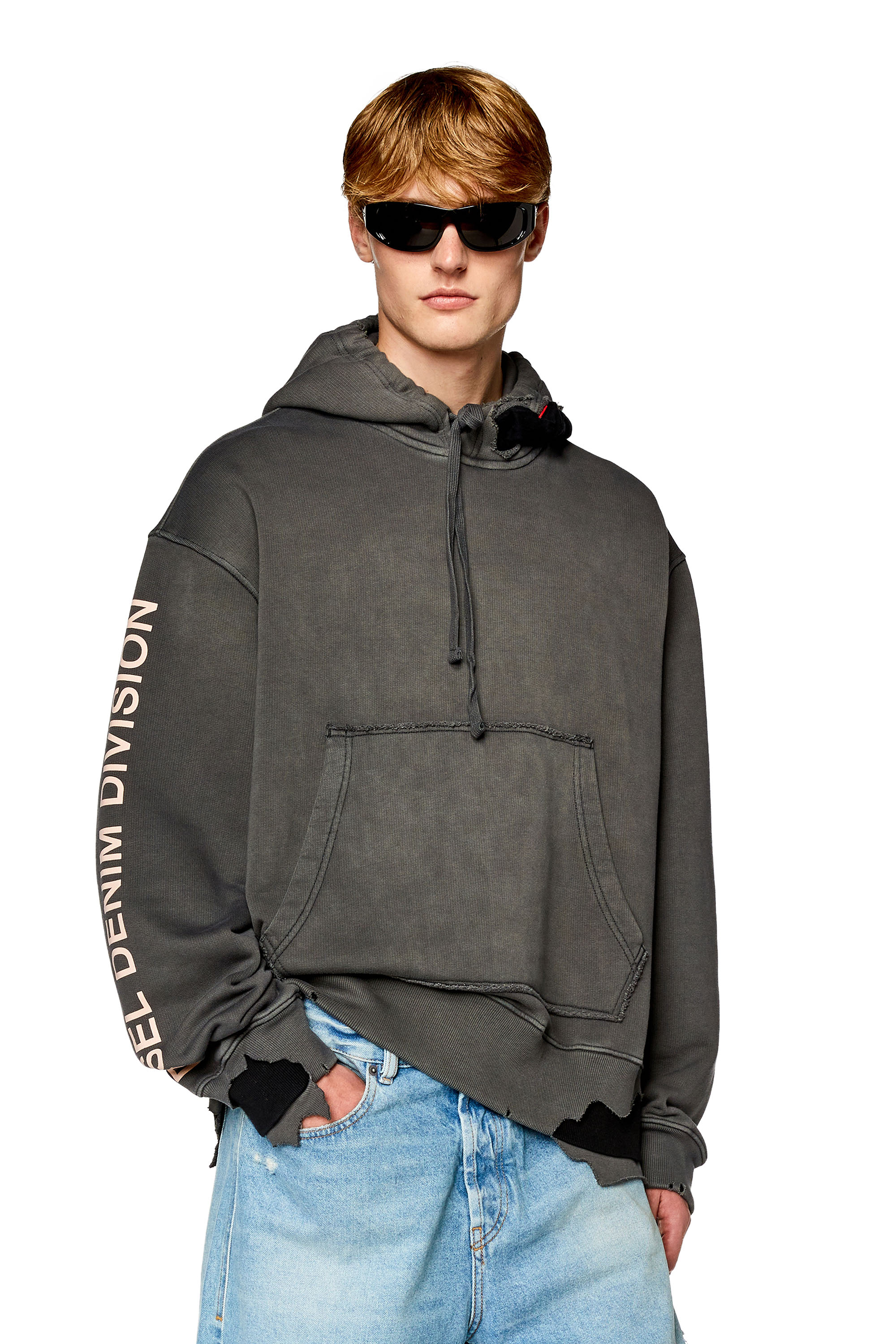 S-Macsrot cotton hoodie - Grey