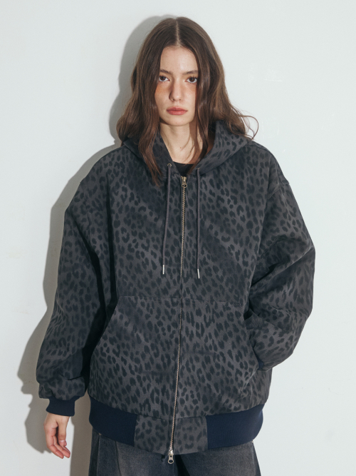 Leopard print hoodie