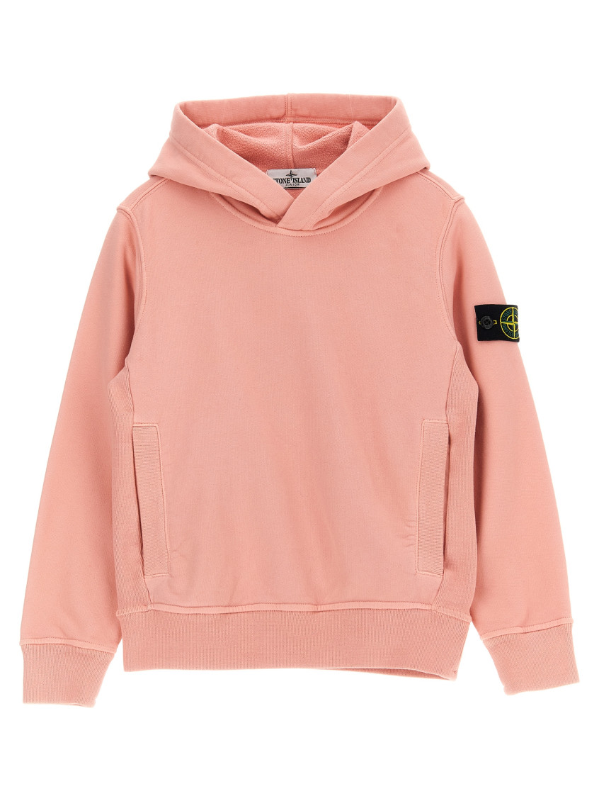 Boys Pink Logo Hoodie