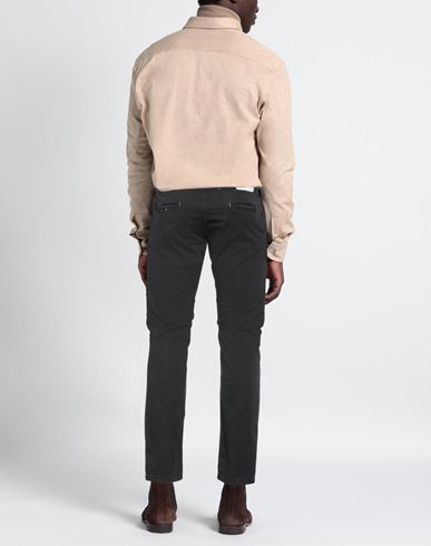 Man Pants Black Size 28 Cotton, Elastane