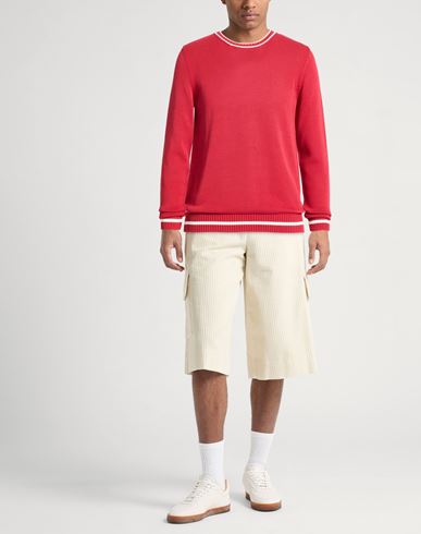 Platinum Man Sweater Red Size M Cotton