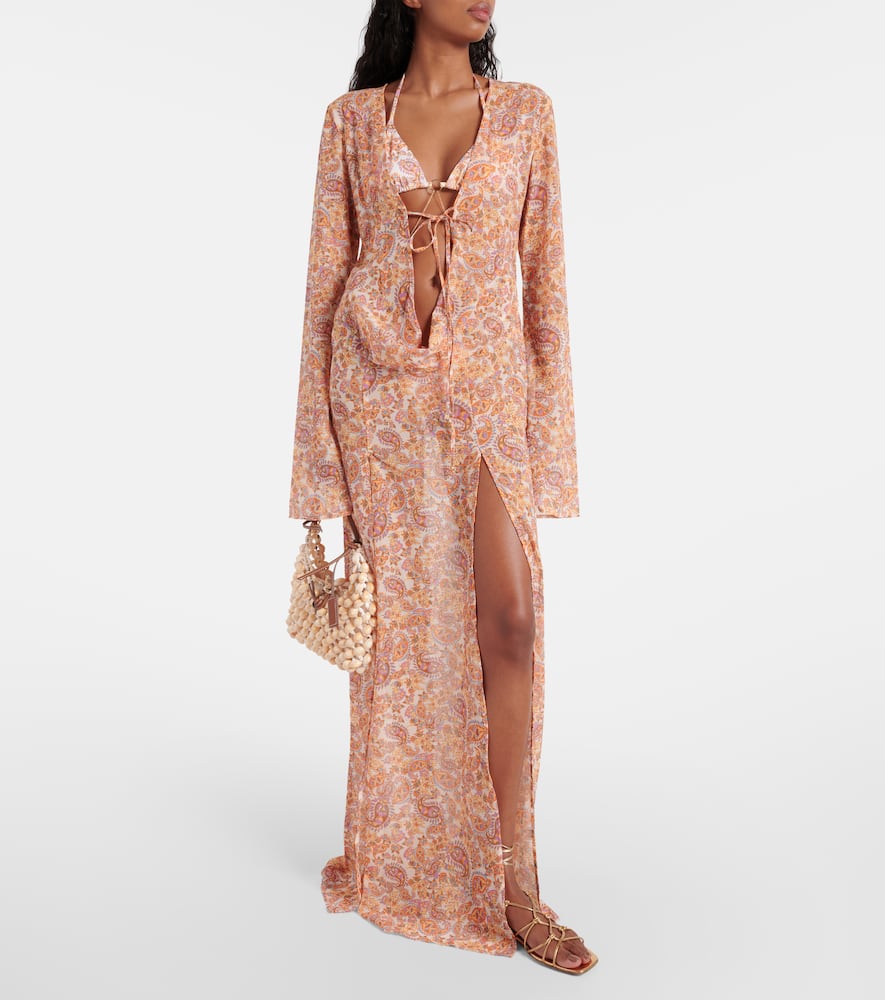 Desert paisley beach dress
