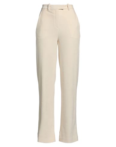 Woman Pants Ivory Size 6 Cotton, Polyester