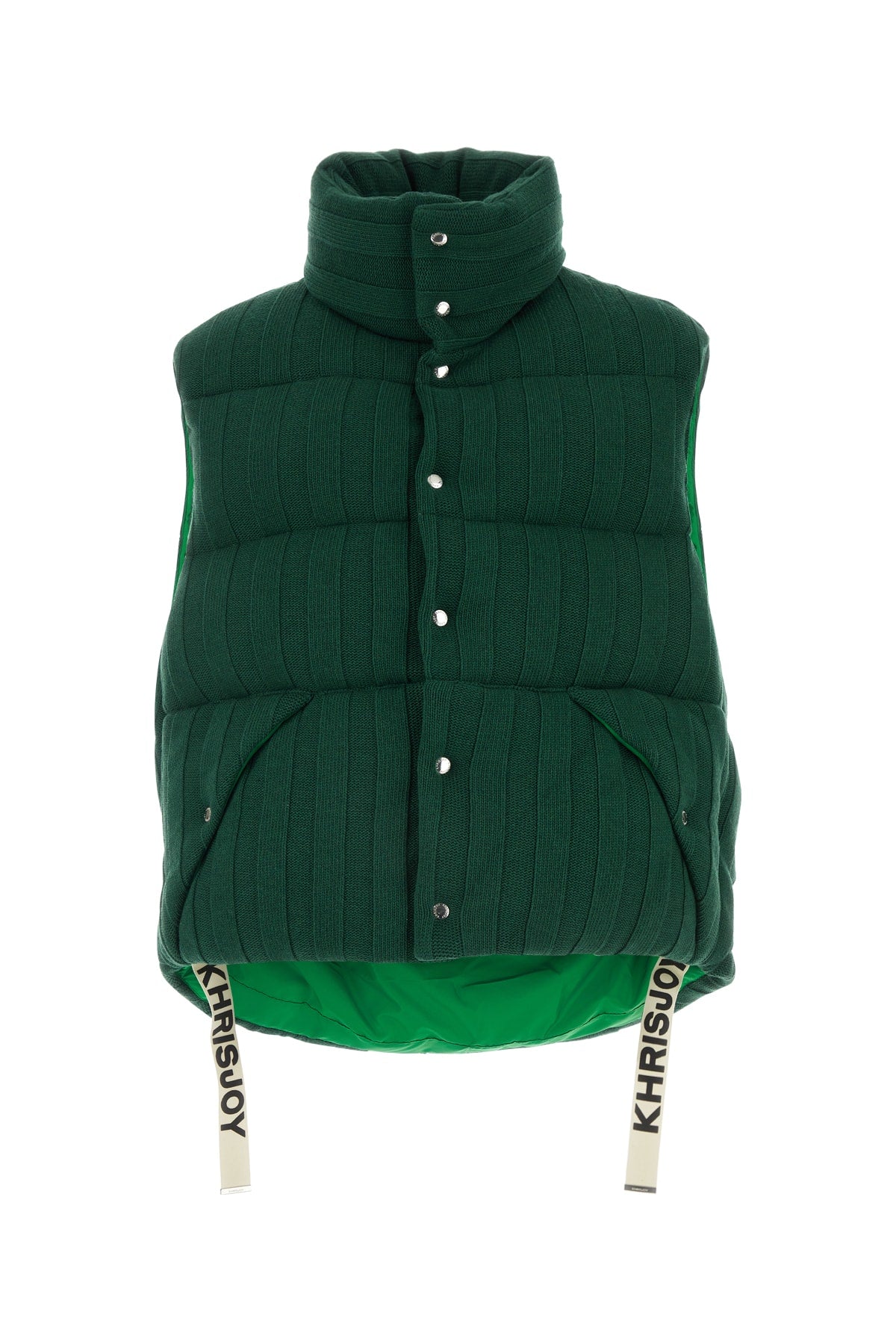 Quilted Cotton Vest — Green