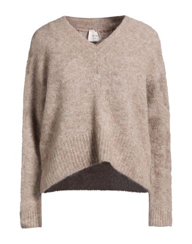 Woman Sweater Beige Size M Alpaca wool, Polyamide, Virgin Wool, Elastane