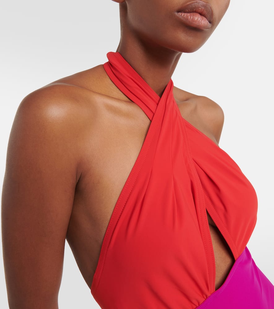 Karla Colletto Mabel colorblocked swimsuit