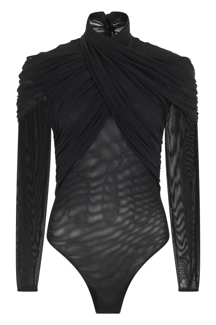 Black Long Sleeve Bodysuit