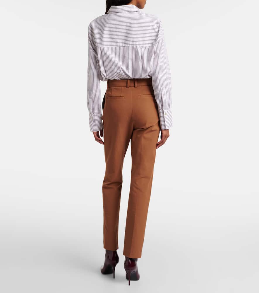 New Coleman gabardine straight pants