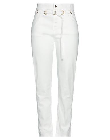 Woman Denim pants White
