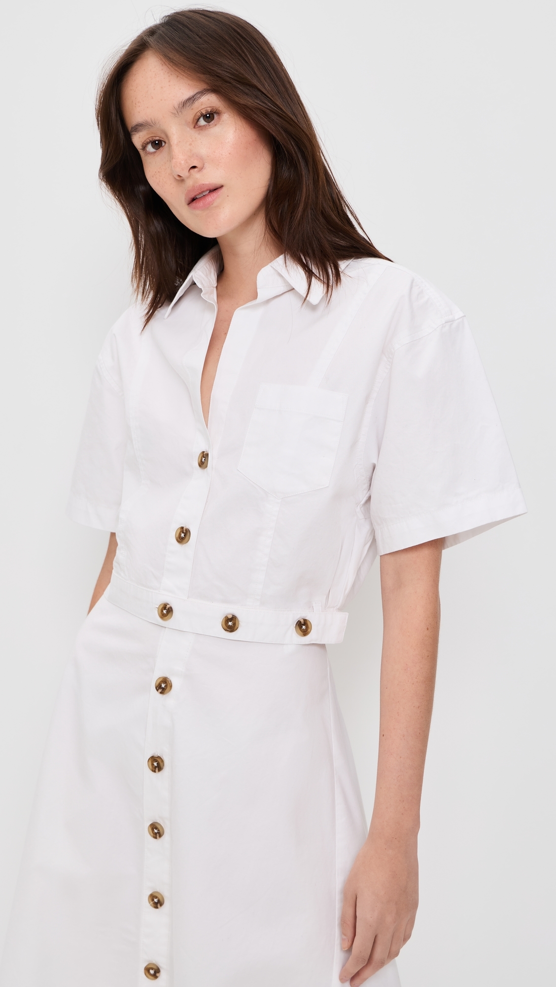 Myla Top White Poplin