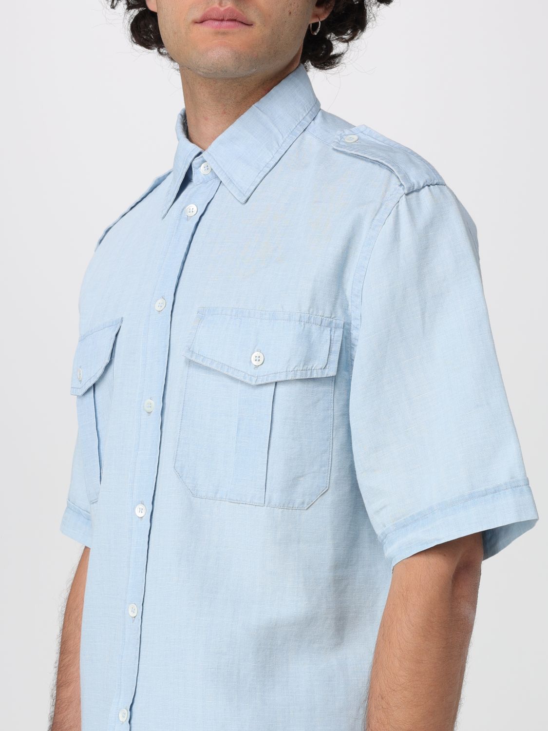 Shirt Men color Blue
