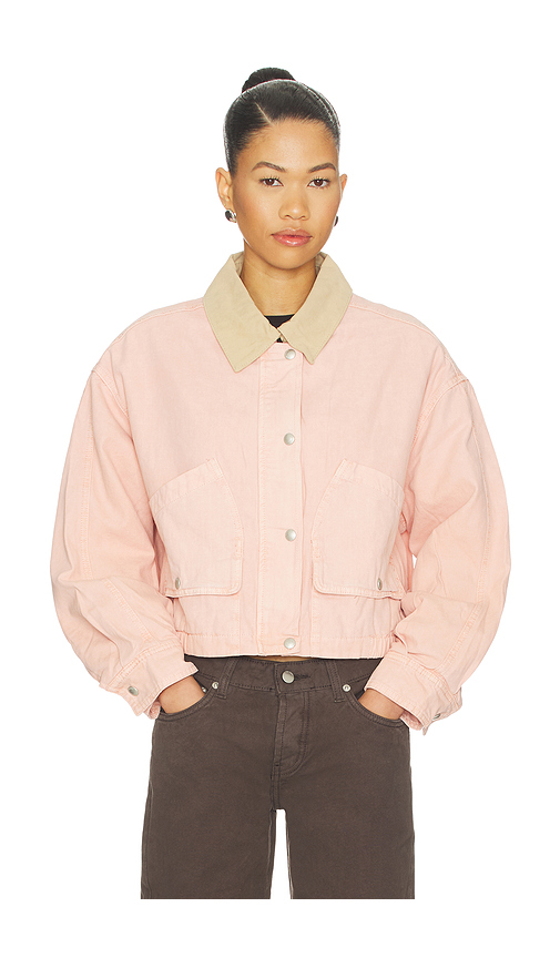 BLANKNYC Collared Jacket in Pink. XS. Also in S